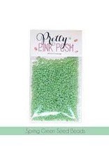 Pretty Pink Posh Spring Green Seed Beads