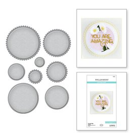 Spellbinders Postage Edge Shapes Collection by Becca Feeken - Postage Edge Circles