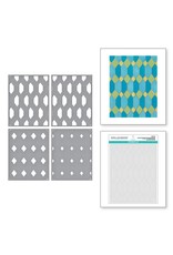 Spellbinders Sealed by Spellbinders - Layered Geometric Diamond Stencils