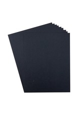 Spellbinders Color Essentials Cardstock 8.5 x 11” - 10 Pack - Brushed Black