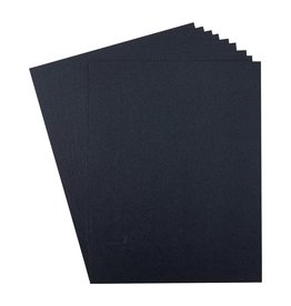 Spellbinders Card Shoppe Essentials Cardstock 8.5 x 11” - 10 Pack - Brushed Black