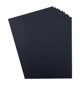 Spellbinders Sealed By Spellbinders Collection - Brushed Black Cardstock - 8.5 x 11"