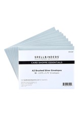 Spellbinders Sealed By Spellbinders Collection - A2 Brushed Silver Envelopes - 10 pk
