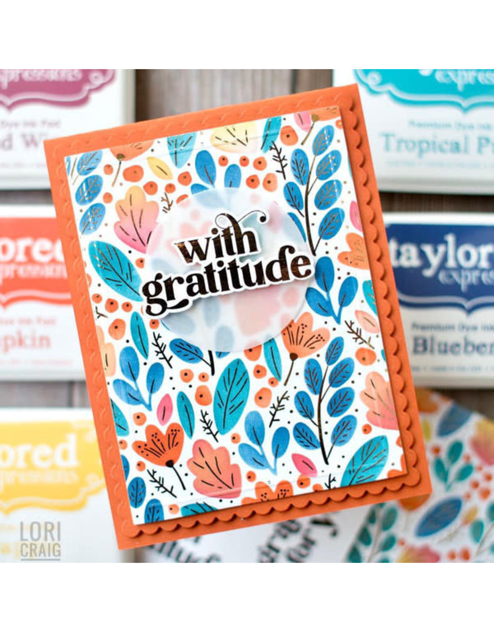 Taylored Expressions Four Seasons Stamp & Stencil Combo