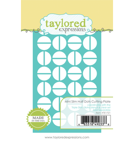 Taylored Expressions Mini Slim Half Dots Cutting Plate