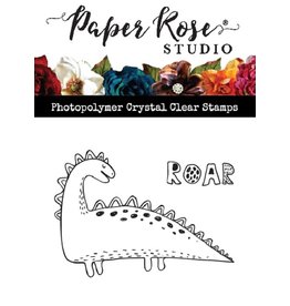 Paper Rose STUDIO Sam the Dino Clear Stamp