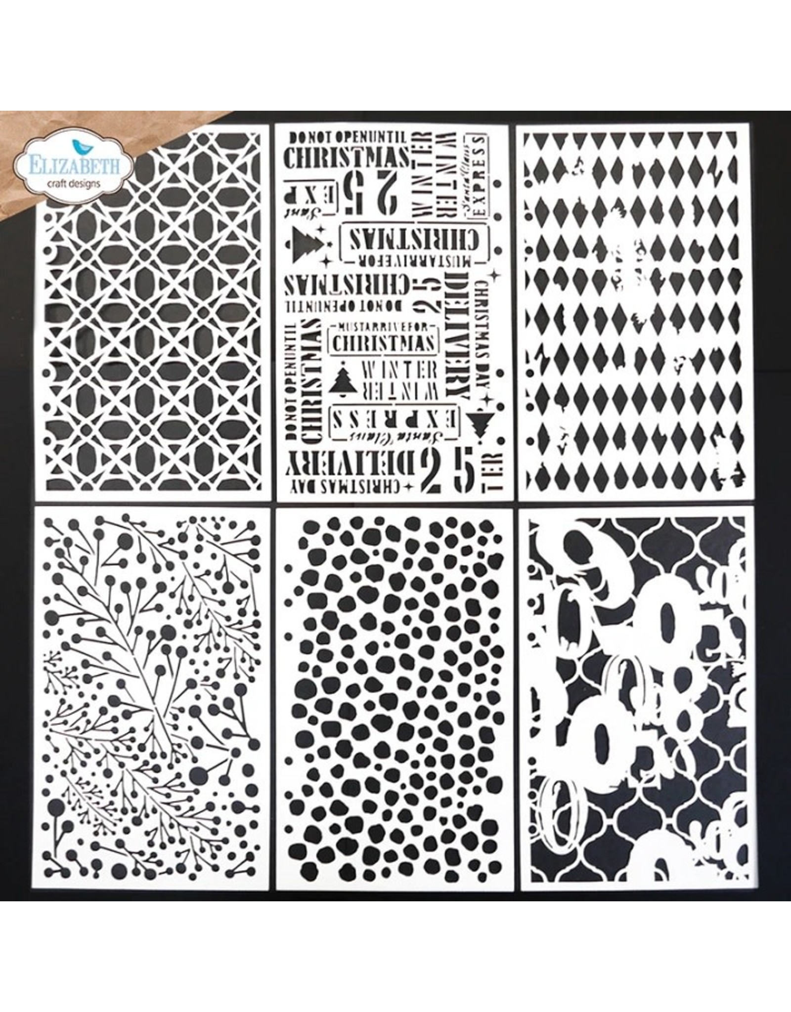 Elizabeth Craft Designs Planner Stencils 3