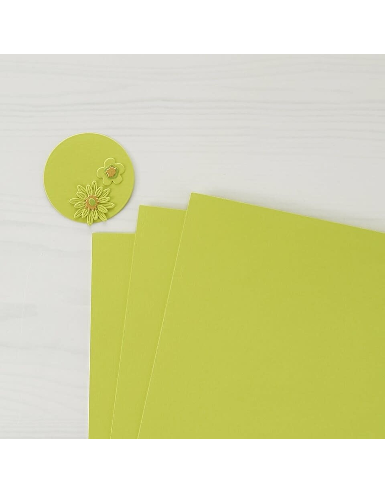 Spellbinders Color Essentials Cardstock 8.5 x 11” - 10 Pack - Peridot