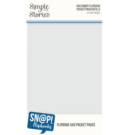 Simple Stories 4x6 SNAP! Flipbook Pages - 4x6 Pack Refills