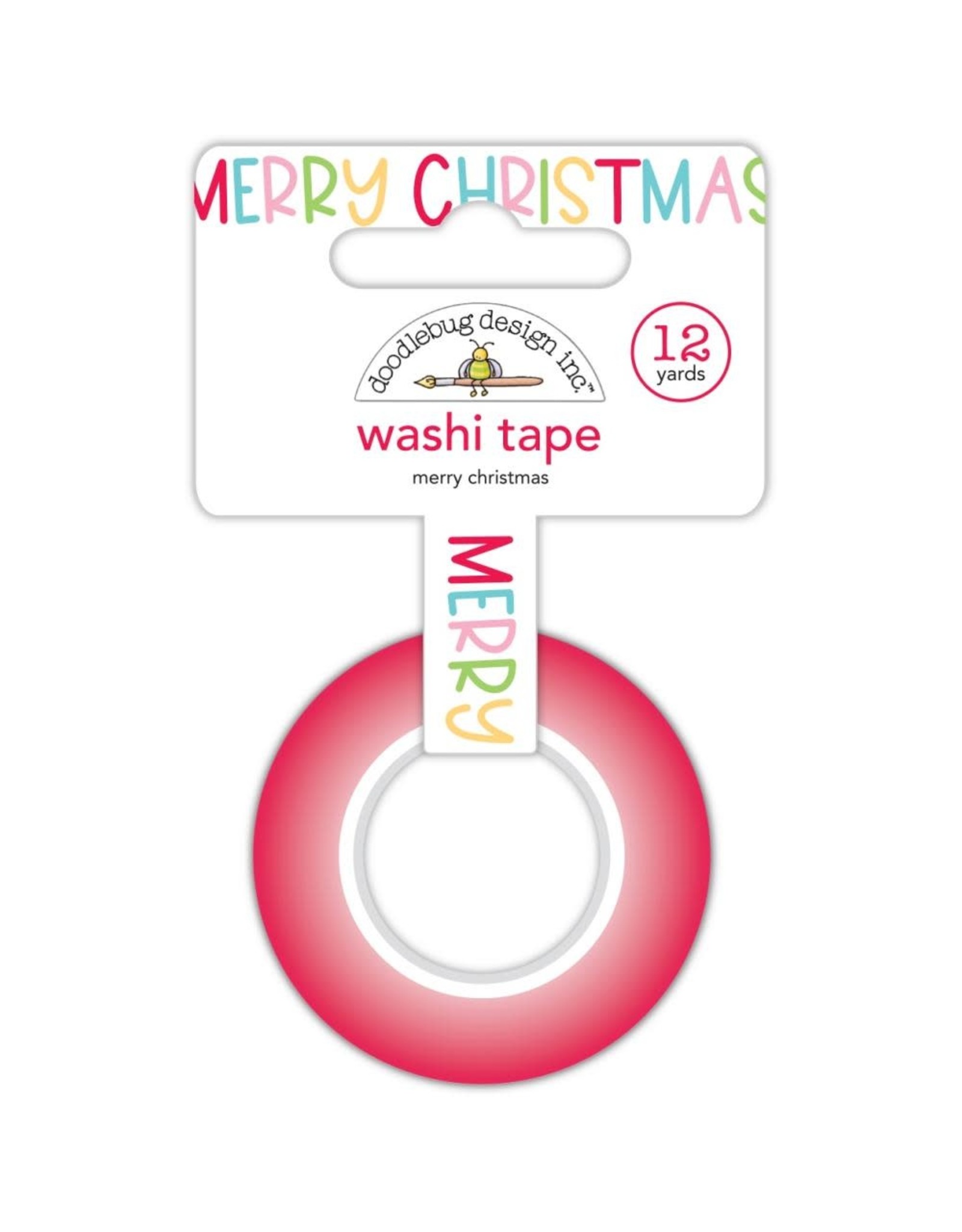 Doodlebug Design Candy Cane Lane Merry Christmas washi tape