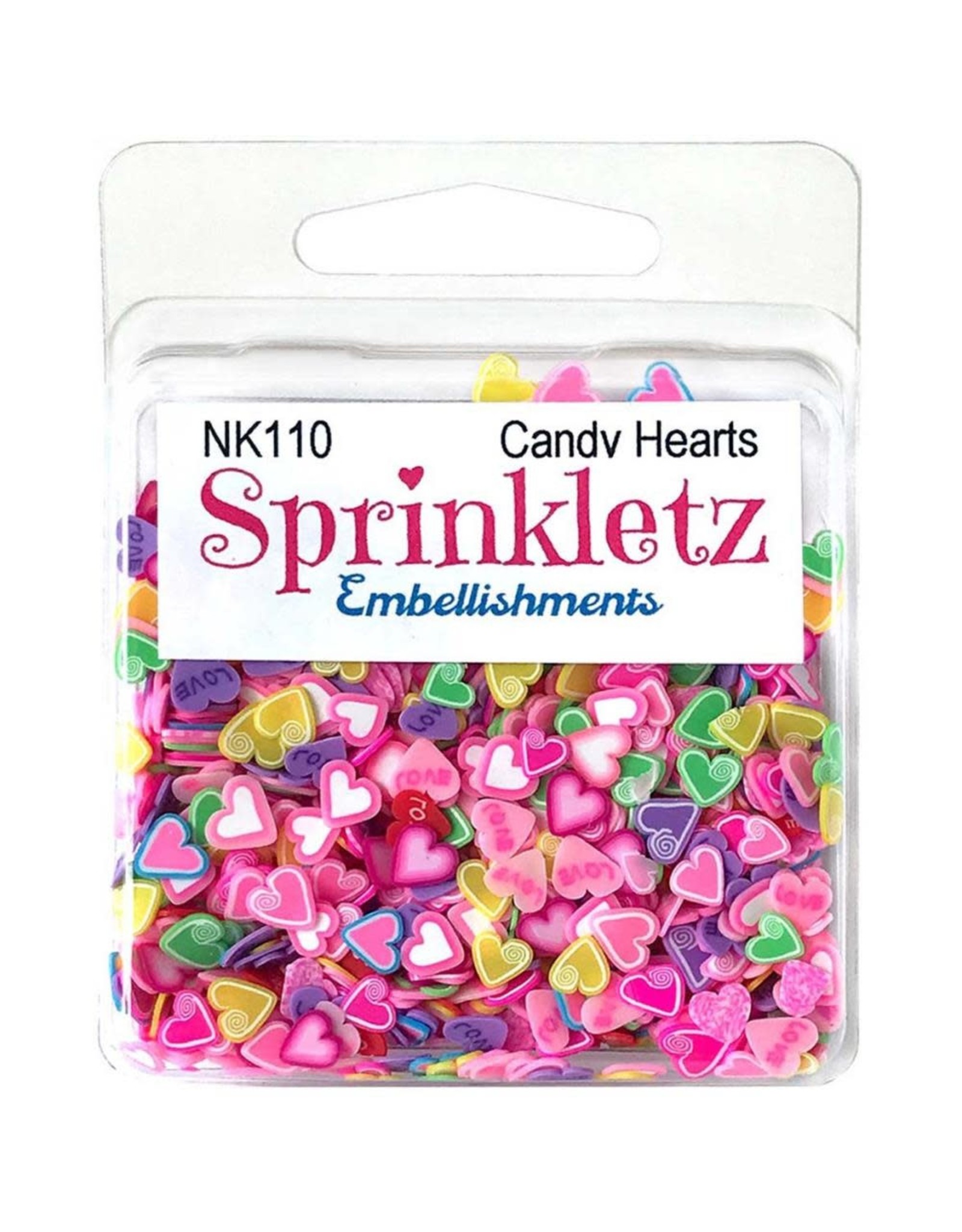 Buttons Galore & More SPRINKLETS - CANDY HEARTS