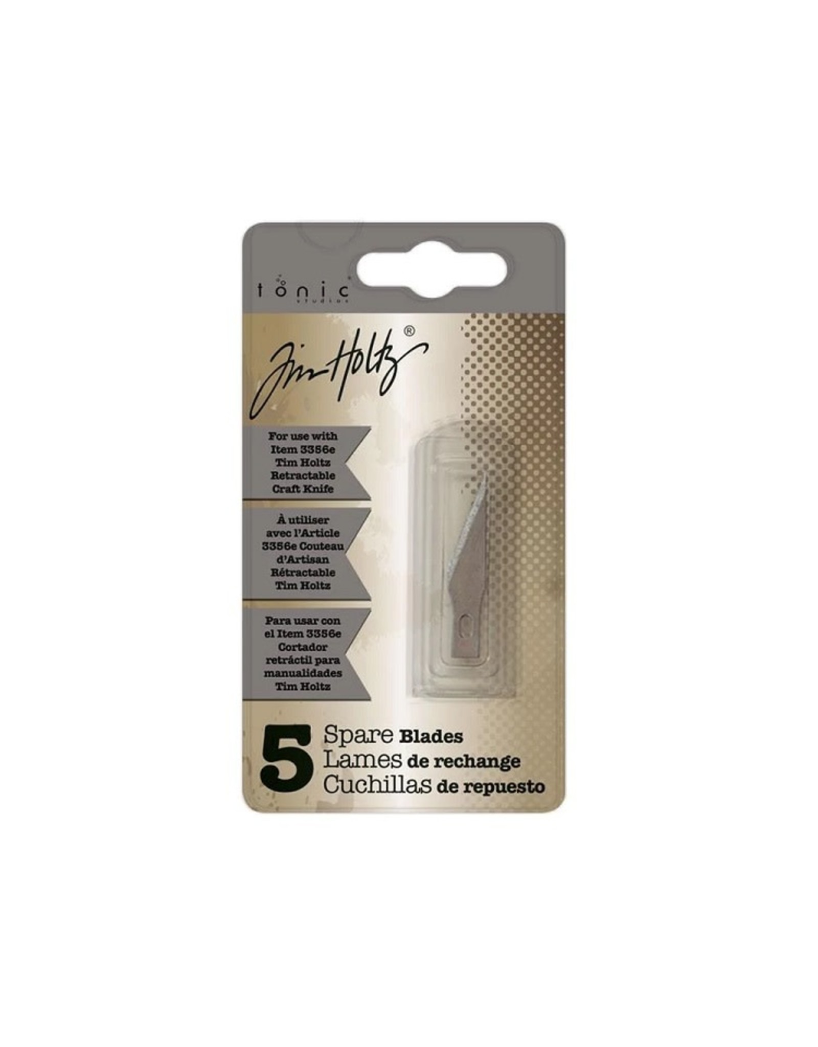 Tim Holtz - Tonic Retractable Craft Knife Spare Blades - Fine point #11 - 5 pk
