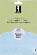 Inkadinkado Stamping Mask Paper 7"X5" 12/Pkg
