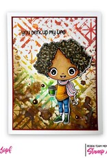 Stamp Anniething Chibi- Kristina Watch Me Sip Stamp