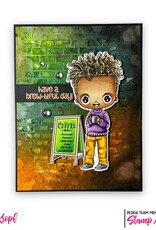 Stamp Anniething Chibi- Jamal- Brewtiful Day