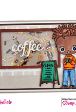Stamp Anniething Chibi- Jamal- Brewtiful Day