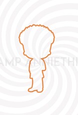 Stamp Anniething Chibi- Darius Daily Grind Outline Die