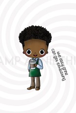 Stamp Anniething Chibi- Darius- Daily Grind Stamp