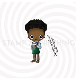 Stamp Anniething Chibi- Darius- Daily Grind Stamp