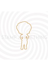 Stamp Anniething Chibi- The Golden Girls - Blanche Thank You For Being  A Friend Outline Die
