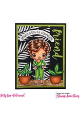 Stamp Anniething Chibi- The Golden Girls-  Blanche Thank You For Being  A Friend Stamp