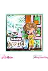 Stamp Anniething Chibi- The Golden Girls-  Blanche Thank You For Being  A Friend Stamp