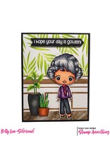 Stamp Anniething Chibi- The Golden Girls- Dorothy I Hope Your Day is Golden Stamp