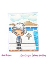 Stamp Anniething Chibi- The Golden Girls- Dorothy I Hope Your Day is Golden Stamp