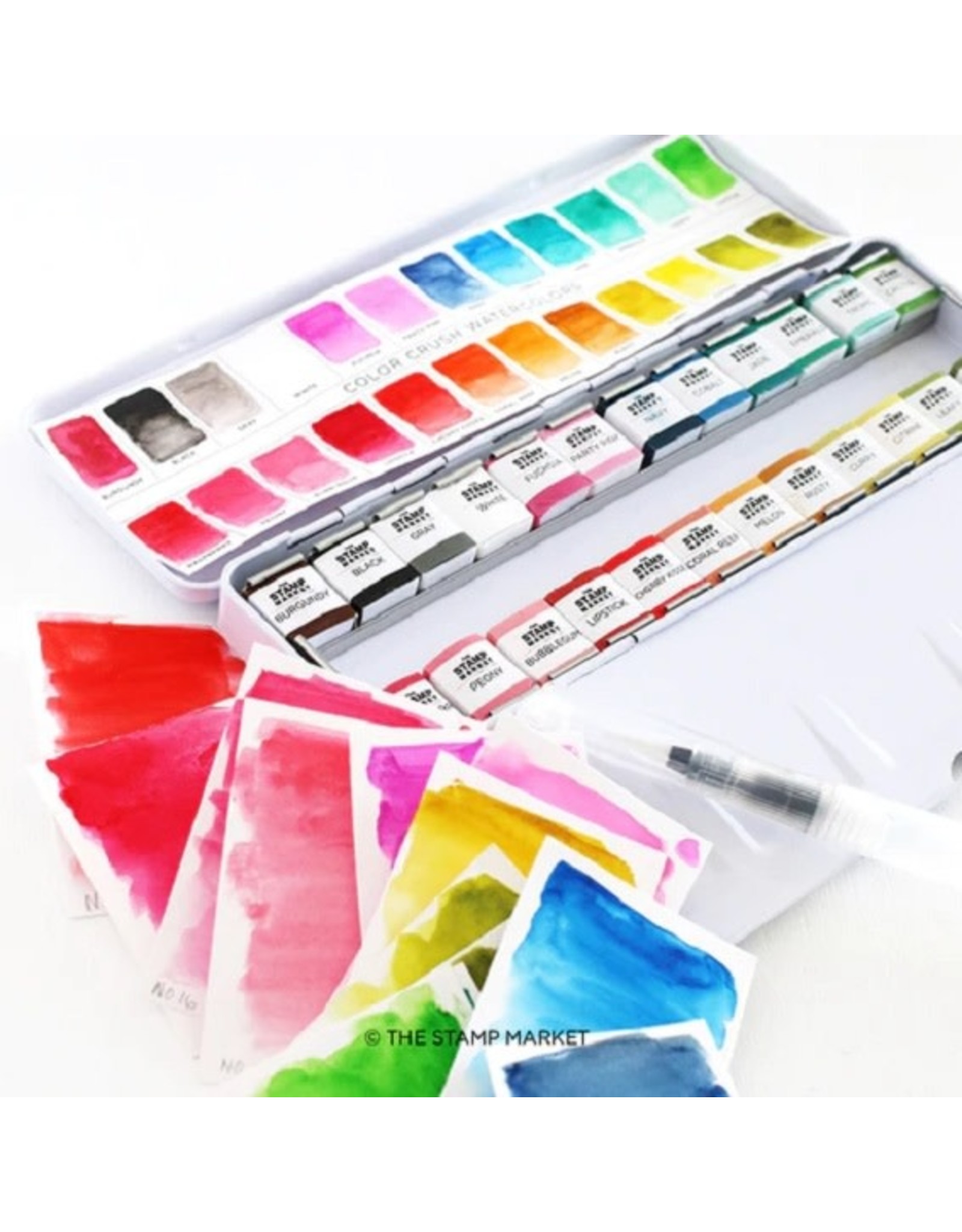 The Stamp Market Color Crush Watercolor Palette Pans