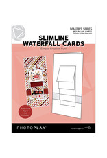 PHOTOPLAY #9 Slimline waterfall Cards 3 pack