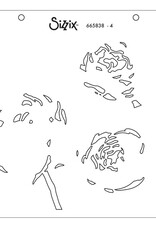 Sizzix Sizzix Making Tool Layered Stencil  6X6 - Peony