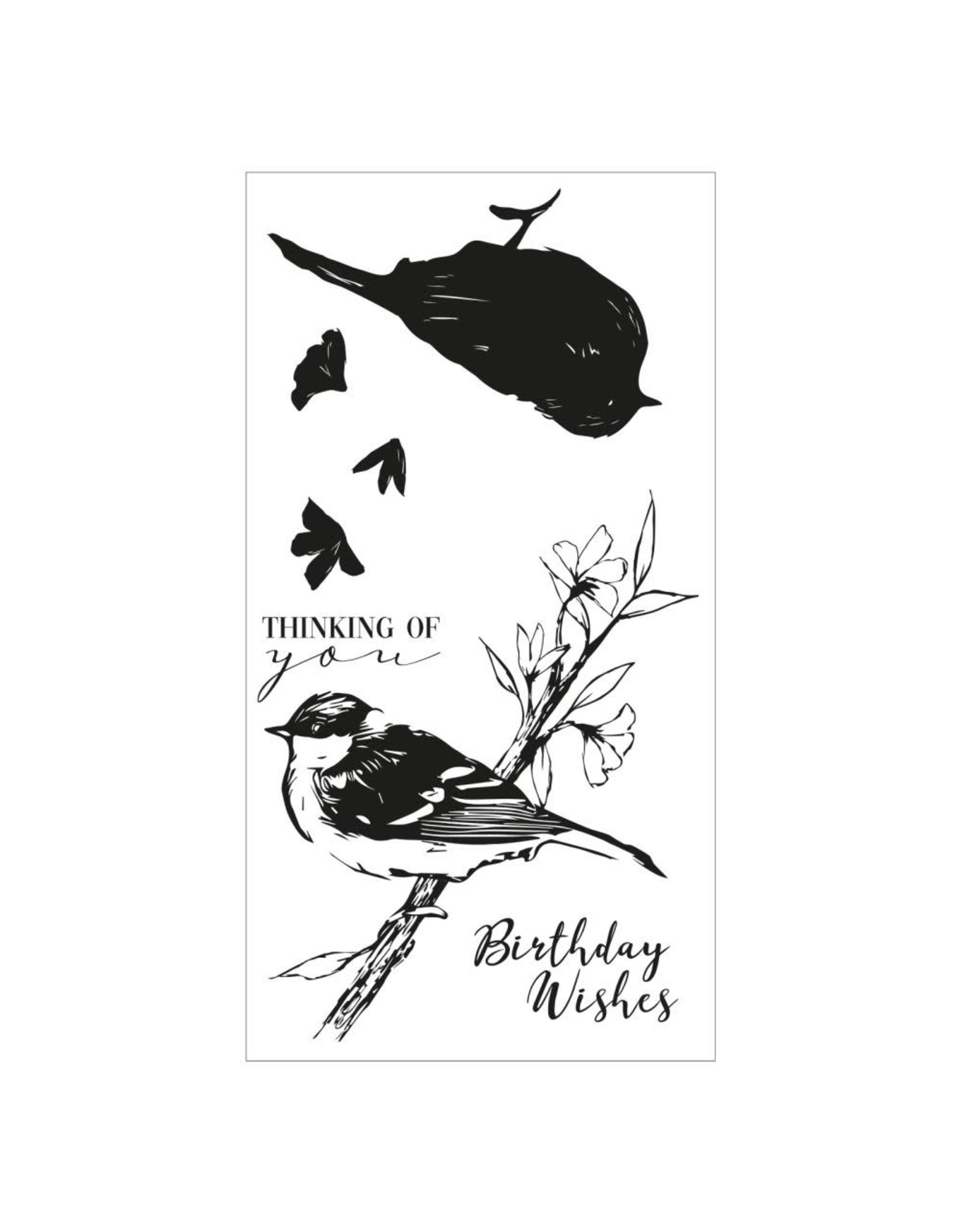 Sizzix Sizzix Layered Clear Stamps - Summer Bird