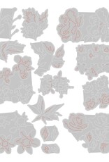 Tim Holtz - Sizzix Thinlits - Brushstroke Flowers