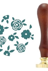 Spellbinders Sealed For Spring Collection - Scattered Flowers Wax Seal Stamp