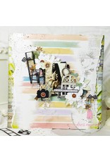 DRESS MY CRAFT AWESOME BLOSSOM-PAPER PAD 12X12