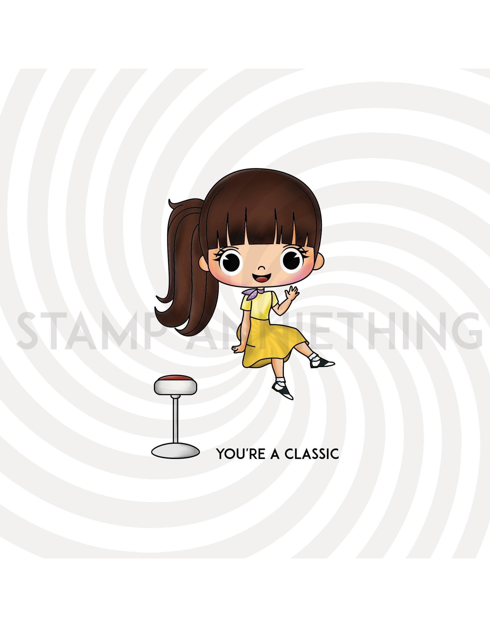 Stamp Anniething Peggy You're a Classic Stamp
