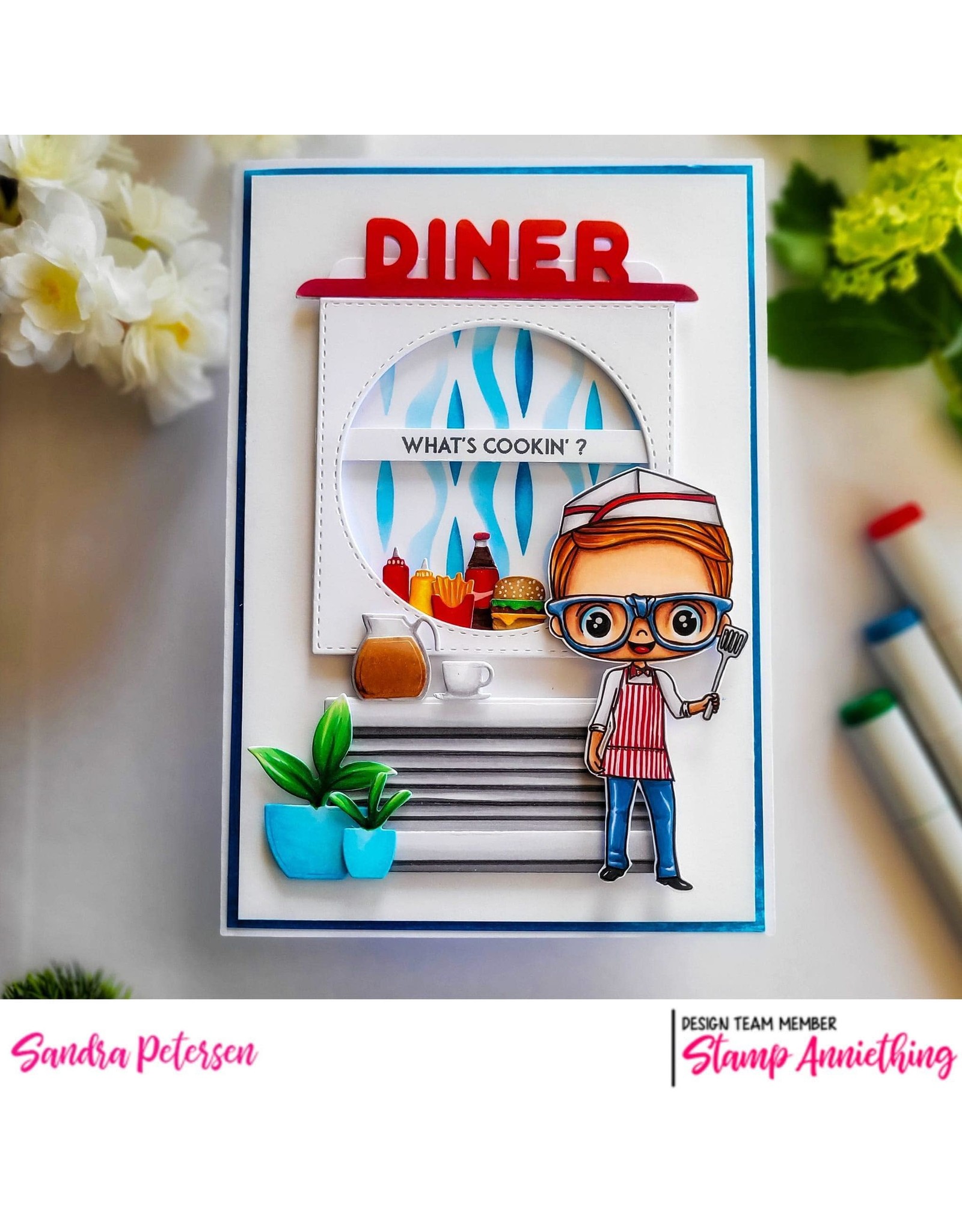 Stamp Anniething Diner Builder Die