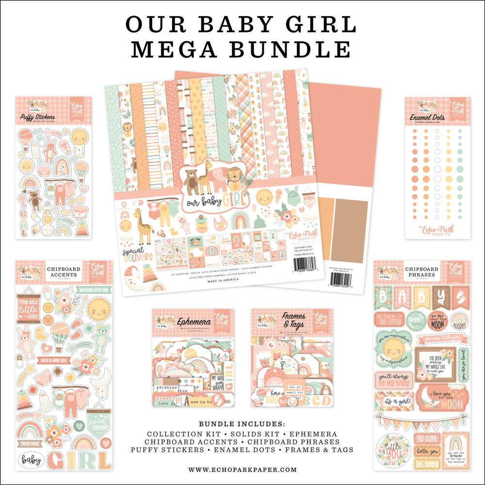 Echo Park Our Baby Girl Mega Bundle The Nic Nook