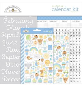 Doodlebug Design First Year Calendar Kit - Baby Boy