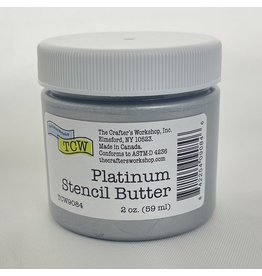 THE CRAFTERS WORKSHOP Stencil Butter 2 oz. - Platinum