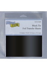 THE CRAFTERS WORKSHOP Foil Transfer Sheets 6x6 Black Tie