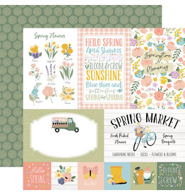 Echo Park It's Springtime - 4x6 Journaling Cards 12x12