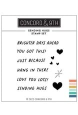 Concord & 9TH Sending Hugs Stamp Set 3 x 3