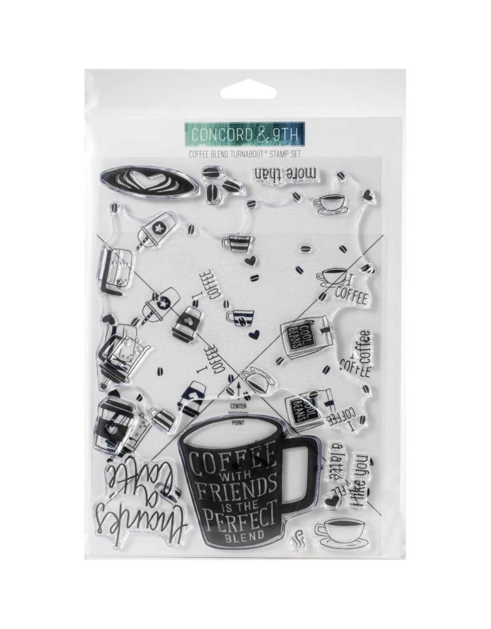 Concord & 9TH Coffee Blend Turnabout™ Stamp Set