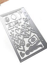 Elizabeth Craft Designs Planner Essentials 57 - Heart Overlay - Get Creative Collection