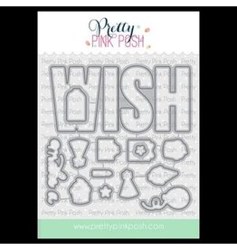 Pretty Pink Posh Wish coordinating  - Stamp & dies  *
