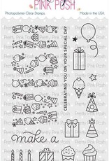 Pretty Pink Posh Wish coordinating  - Stamp & dies  *