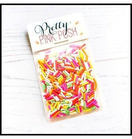 Pretty Pink Posh Birthday Cake Clay Confetti