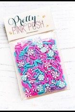 Pretty Pink Posh Party Swirls Clay Confetti