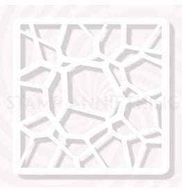 Stamp Anniething Cracked Glass Stencil